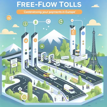 Péages en free flow : centralisez vos paiements en Europe