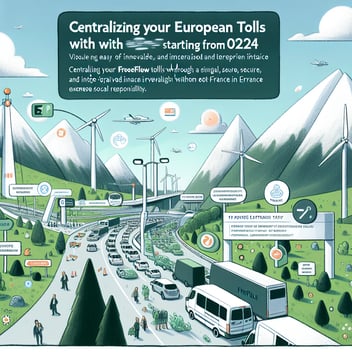 Centralisez vos péages européens avec OneFreeFlow dès 2024