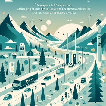 Gérez tous les péages d'Europe avec un seul compte OneFreeFlow