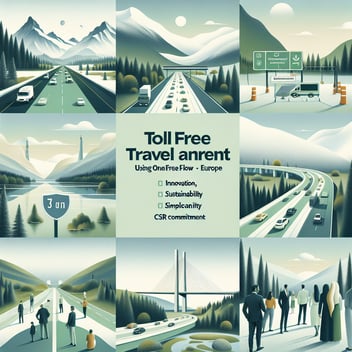 Péages sans barrière : gérez tout avec OneFreeFlow en Europe